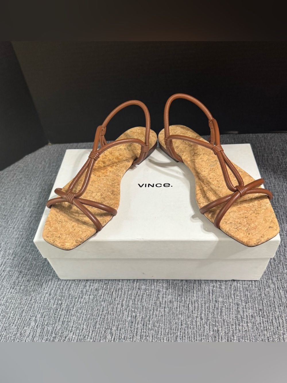 Vince Hazen Cognac Sandals